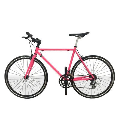 Aluminum Threadless Stem 700C Hi-Ten Steel Frame Sunrace 14S Speeds Adult Road Bike