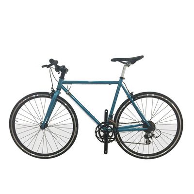 Aluminum Threadless Stem 700C Hi-Ten Steel Frame Sunrace 14S Speeds Adult Road Bike