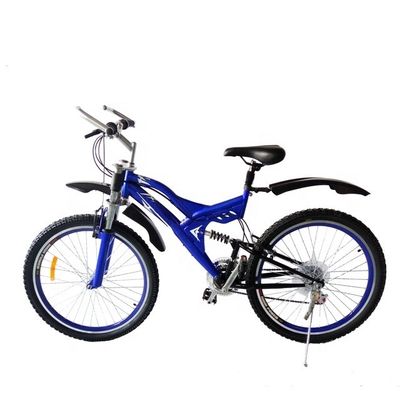 26&quot; Full Suspension Mountain Bike for Heavy Loads Load Capacity 120kg 21 Speeds