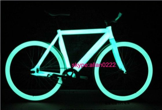 Aluminum 700C FIXED GEAR BICYCLE Glow in the Dark Lightweight and Durable