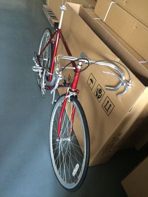 700C Road Bike with Hi-Ten Steel Lugged Frame Shimano 14S Classical and Caliper Brake
