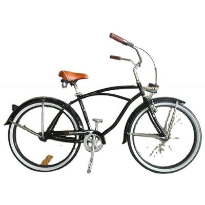 Single Speed 26inch Men Beach Cruiser Bike with Hi-Ten Steel Frame and Aluminum Rim