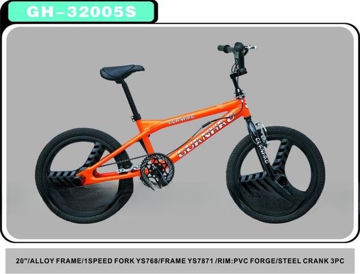 Leopard Grain Frame 20&quot; BMX Bicycle Single Speed for Free Style Riding Excitement