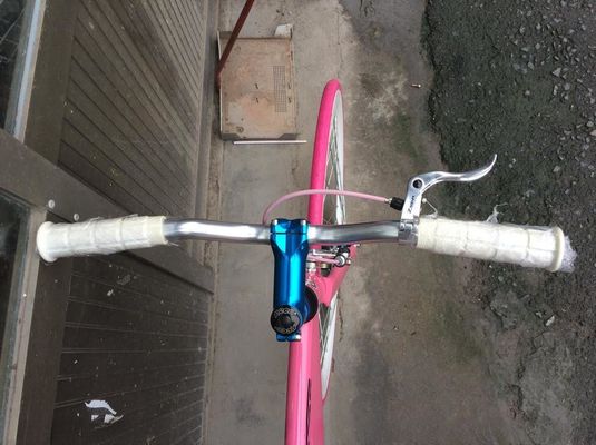 700C Fixed Gear Bike with Front Caliper Brake Aluminium Alloy Frame and Single Speed