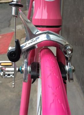 700C Fixed Gear Bike with Front Caliper Brake Aluminium Alloy Frame and Single Speed