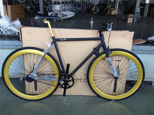 700C Single Speed Flip Flop Fixie Bike with Hard Frame 11kg OEM Customize Chrome