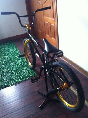 Velo PU Seat 20&quot;x2.25 Kenda Street OEM Gold Color BMX Bike for Single Speed Gears