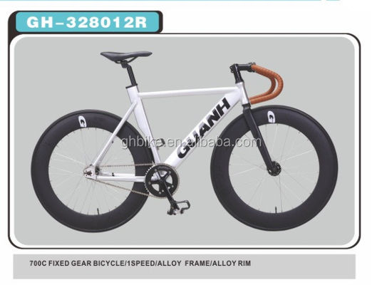 Customized 700C Aluminium Alloy Fixed Gear Bike with 13kg Gloss Weight and Pantone Color