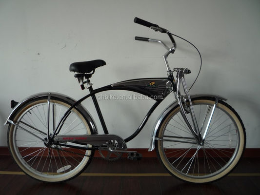 26&quot; Spring Suspension Fork Beach Cruiser Bike Vintage City Bicycle with CE ISO9001 CPSC