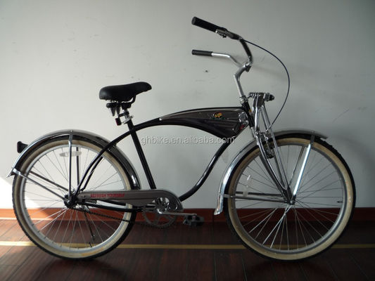26&quot; Spring Suspension Fork Beach Cruiser Bike Vintage City Bicycle with CE ISO9001 CPSC