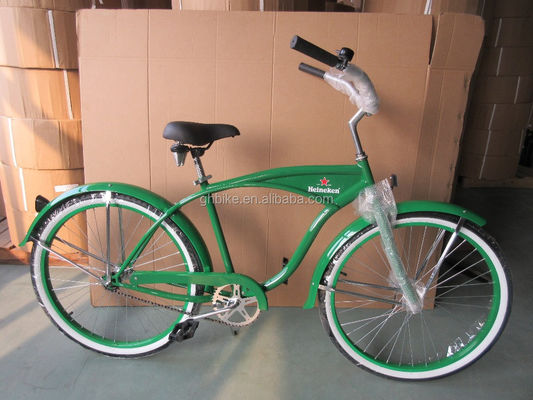 Versatile 26 inch Steel Frame Men Beach Cruiser Bike for Promotion Gloss Weight 19KGS