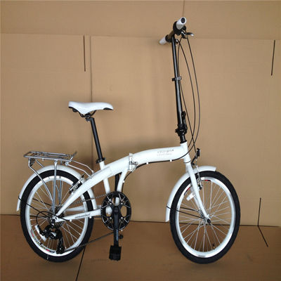 Lightweight 20 Inch Adult Unisex Folding Bicycle with 7 Speed Aluminium Lasco Wheelset