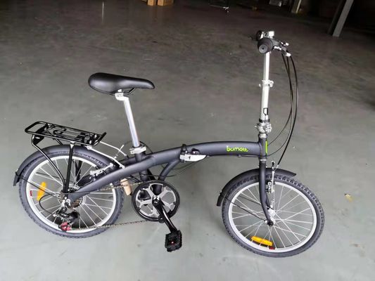 20 Inch Unisex Hybrid Folding Bike with 7 Gears and Aluminum V Brake Alloy Hub Quando