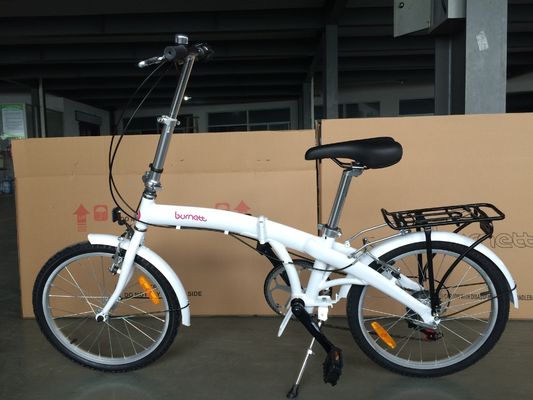 20 Inch Unisex Hybrid Folding Bike with 7 Gears and Aluminum V Brake Alloy Hub Quando