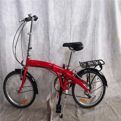 Double V Brake System Aluminum Alloy Folding Bike Frame for 20 Inch Foldable Bicycle