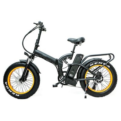 52V 20&quot; 1000W 14AH Lithium Battery 50KM/H 4.0 Big Fat Snow Tire OEM Customized Adult Folding Electric Full Suspension Bike