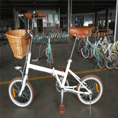 16*1.75 Tire Width Foldable Bike Adult Unisex Vintage Style Cycling Fold Up Bicycle