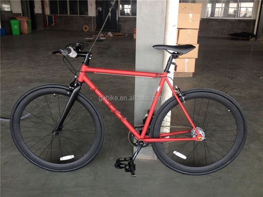 Red Color 3 Speed Fixed Gear Bike with Kenda Tire and Neco Head Set on Chromoly Frame