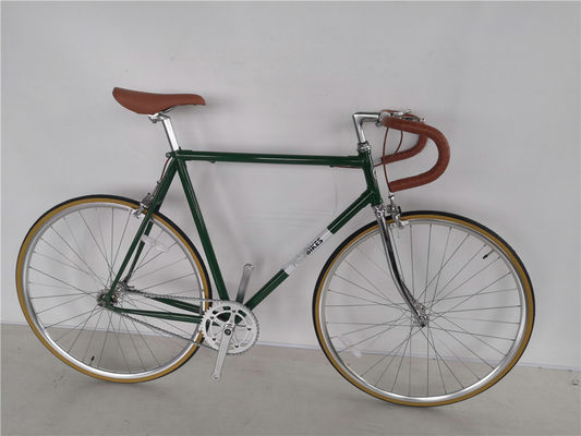 Ride in Style Men's Vintage Single Speed Bicycle with Steel Fork and Kenda 700C Tires