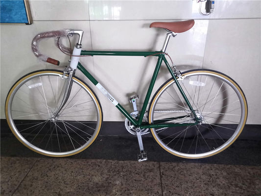 Ride in Style Men's Vintage Single Speed Bicycle with Steel Fork and Kenda 700C Tires