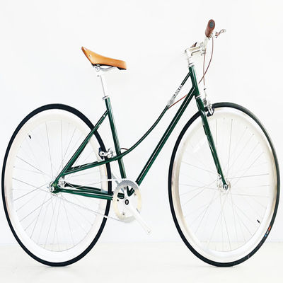 Ride in Style Men's Vintage Single Speed Bicycle with Steel Fork and Kenda 700C Tires