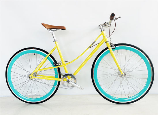 Ride in Style Men's Vintage Single Speed Bicycle with Steel Fork and Kenda 700C Tires