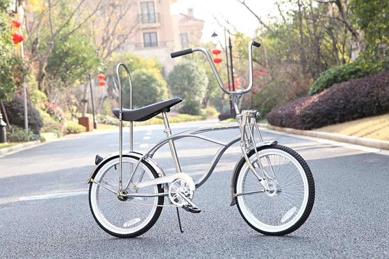 CE Certified 20&quot; Sliver CP Steel Frame Coaster Brake Beach Cruiser Lowrider Bicycle