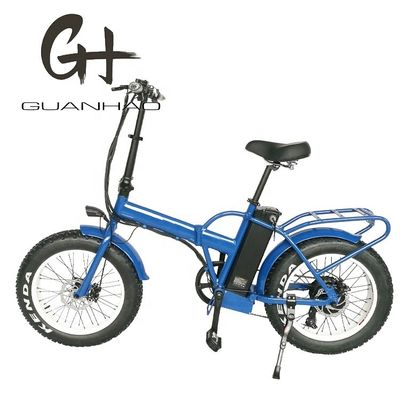 20&quot; Electric Folding Bike with Rear Hub Motor 48V 500W Motor 14AH Lithium Battery and 40KM/H Top Speed