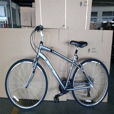 Customize Aluminum Frame 21S Women's Urban Bike Fitness Bikes Hybrid Bicycle for Adult