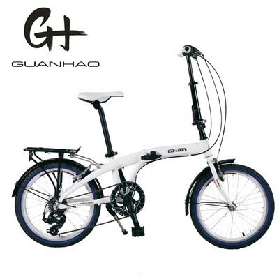 6 Speeds Aluminum Alloy Folding Bike for America Southeast Asia and Europe Market