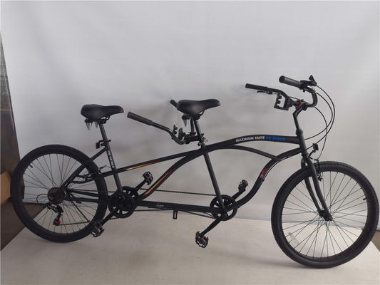 OEM 26 Inch Adults Tandem Beach Cruiser Bike with 1.8m Length and 300kg Load Capacity
