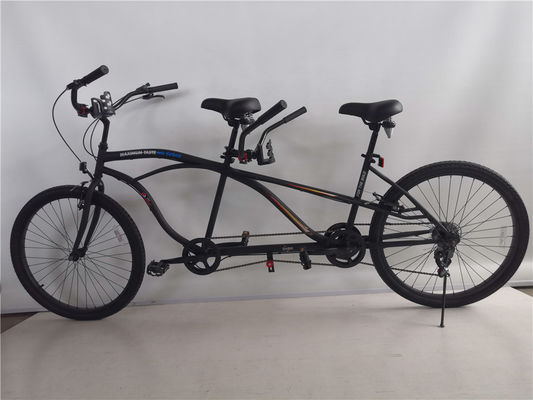 OEM 26 Inch Adults Tandem Beach Cruiser Bike with 1.8m Length and 300kg Load Capacity