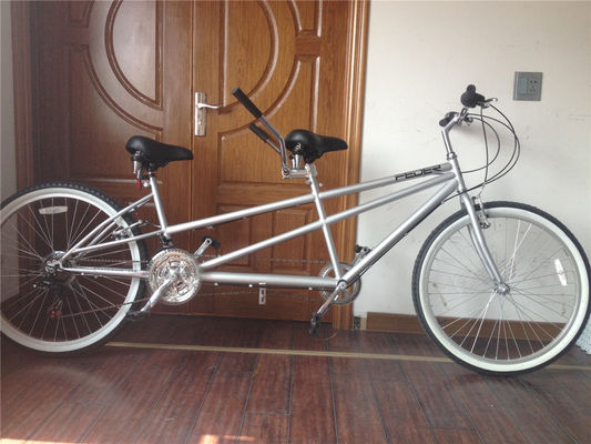 Hard Frame Tandem Bicycle 26 Inch Touring and Leisure Adult Cruiser Double Seats Bike