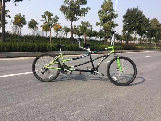 Aluminum Rim 24 Inch Double Seater Tandem Bike for Family Touring and Sightseeing