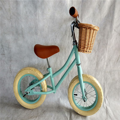 12&quot; Kids' Balance Bike with Front Basket No Pedal 18 Months to 4 Years of Development
