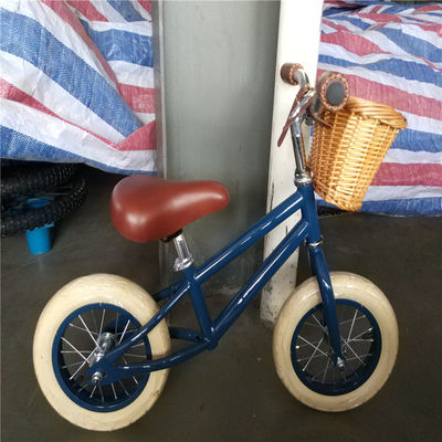 12&quot; Kids' Balance Bike with Front Basket No Pedal 18 Months to 4 Years of Development