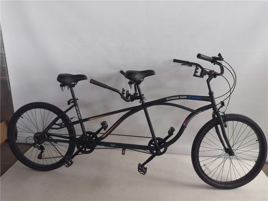 CE Certified Steel Frame 26&quot; Shimano 7 Speeds Beach Cruiser Tandem Bike for Two Riders