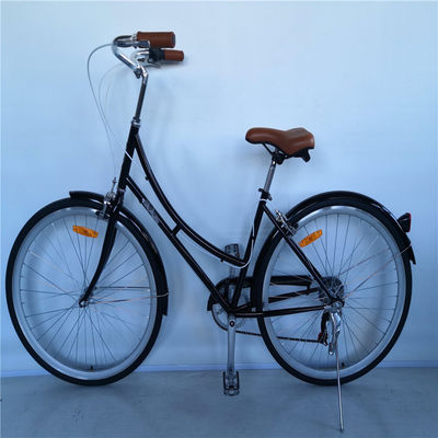 Stylish Women's 7 Speed Classic City Bike with Aluminum Rim and Kenda Tires