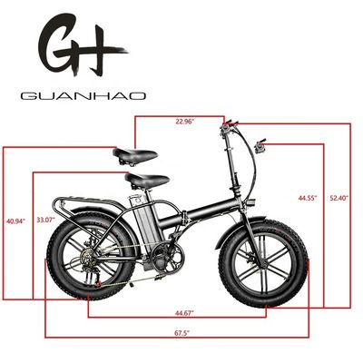 High Speed 20&quot; 750W Electric Bicycle with 4.0 Big Snow Tire and MagWheel BaFang Motor