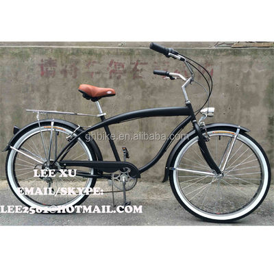 Comfortable and Durable Men's 6 Speed Beach Cruiser Bicycle with 170MM Crankset