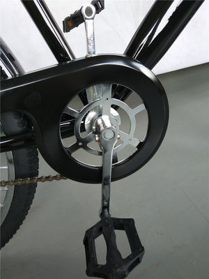 1.7m Length Black Color Single Speed Step Through Hybrid Bike 17kg Gross Weight