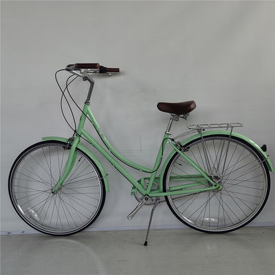 USA Canada Market 3 Speed Green Color Step Through City Cruiser Bike for Women Ladies