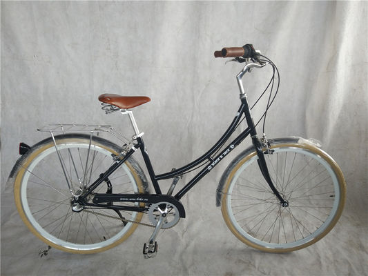 USA Canada Market 3 Speed Green Color Step Through City Cruiser Bike for Women Ladies