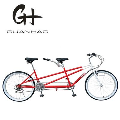 26inch Aluminium Rim Tandem Bike with 21KG Steel Mountain Frame and Shimano 18 Speeds