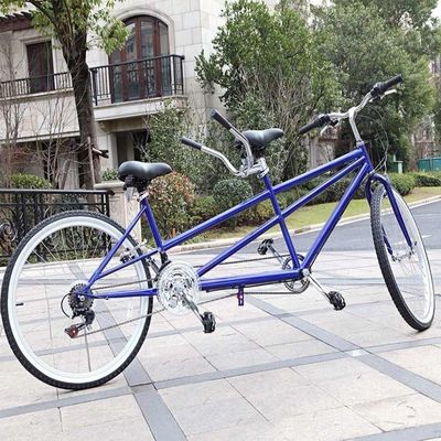 26inch Aluminium Rim Tandem Bike with 21KG Steel Mountain Frame and Shimano 18 Speeds