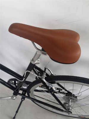 Front and rear wheel V brake 7 speed 26 inch bicycle custom adult womens city cruiser bike with hard frame
