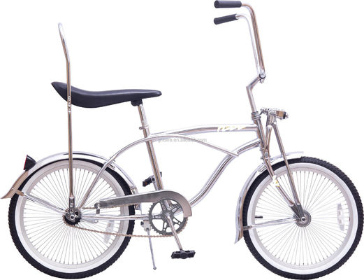 14KGS Black Color Sport Beach Cruiser Bike Lowrider Bike with Leather Saddle