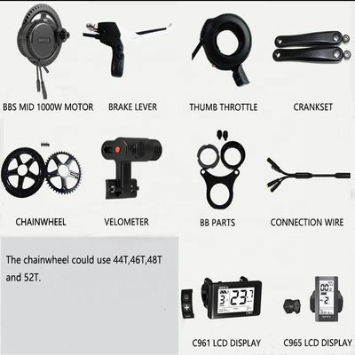 BAFANG G320 Middle M615 750W/1000W Brushless 8fun BBSHD-48V Electric Bike Motor Kit