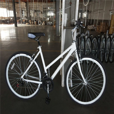 21 Speed Step Through Women Cycle Urban Lady City Hybrid Bike with Double V Brake