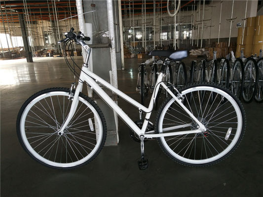 21 Speed Step Through Women Cycle Urban Lady City Hybrid Bike with Double V Brake
